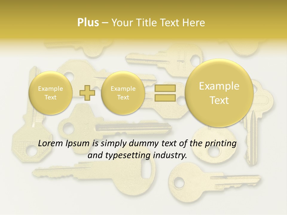Golden Wealth Concept PowerPoint Template