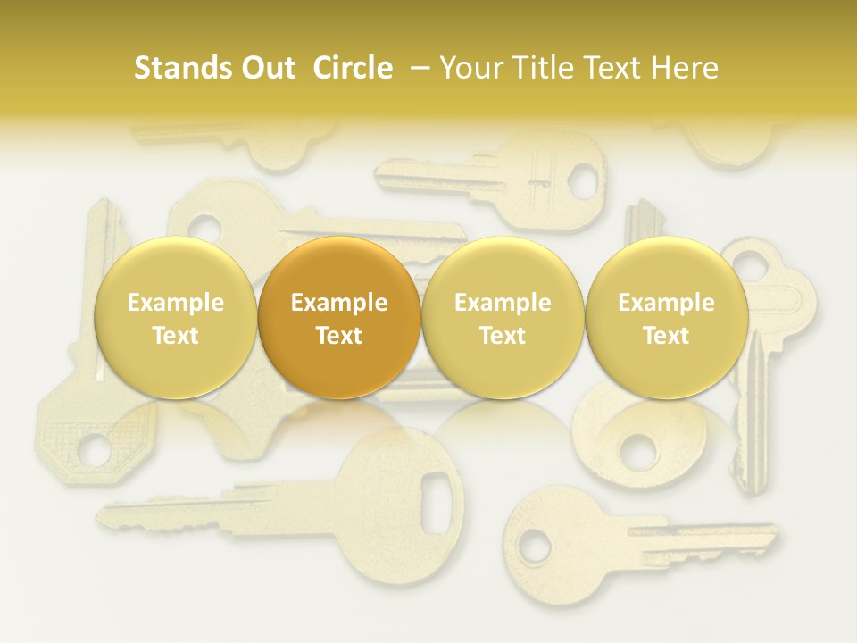 Golden Wealth Concept PowerPoint Template