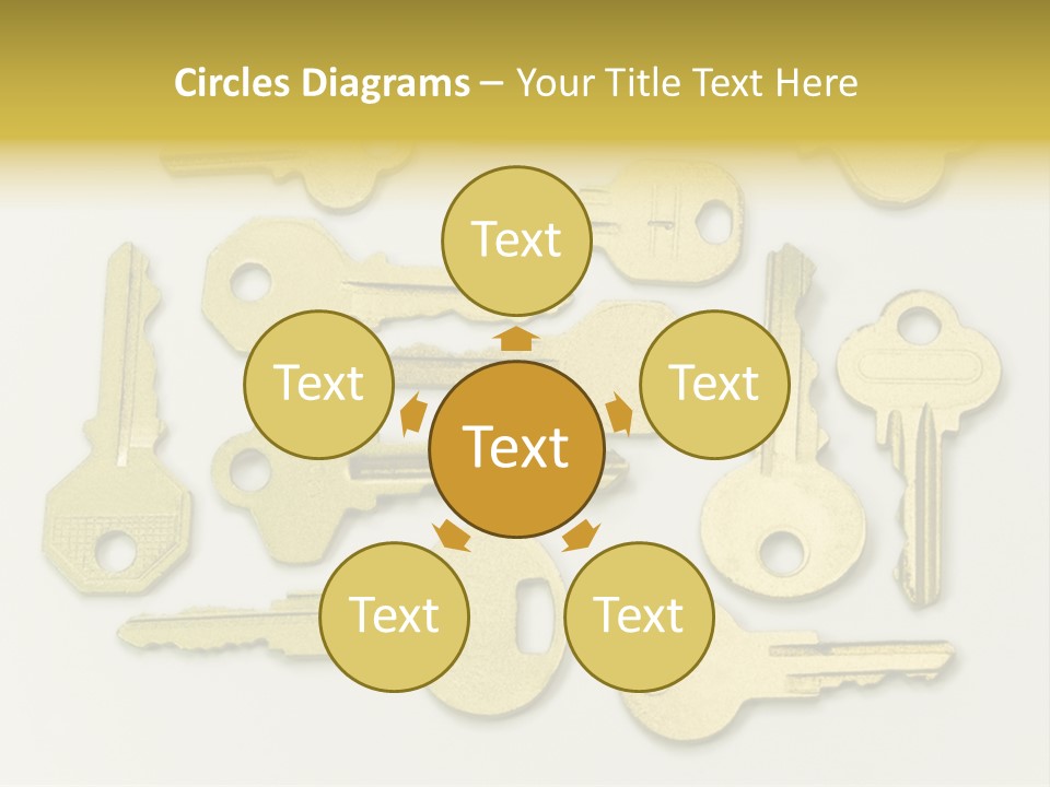 Golden Wealth Concept PowerPoint Template