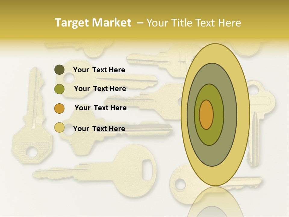 Golden Wealth Concept PowerPoint Template