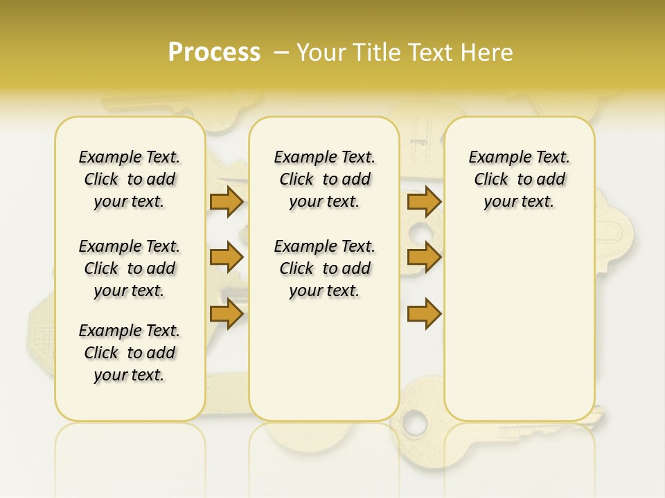 Golden Wealth Concept PowerPoint Template