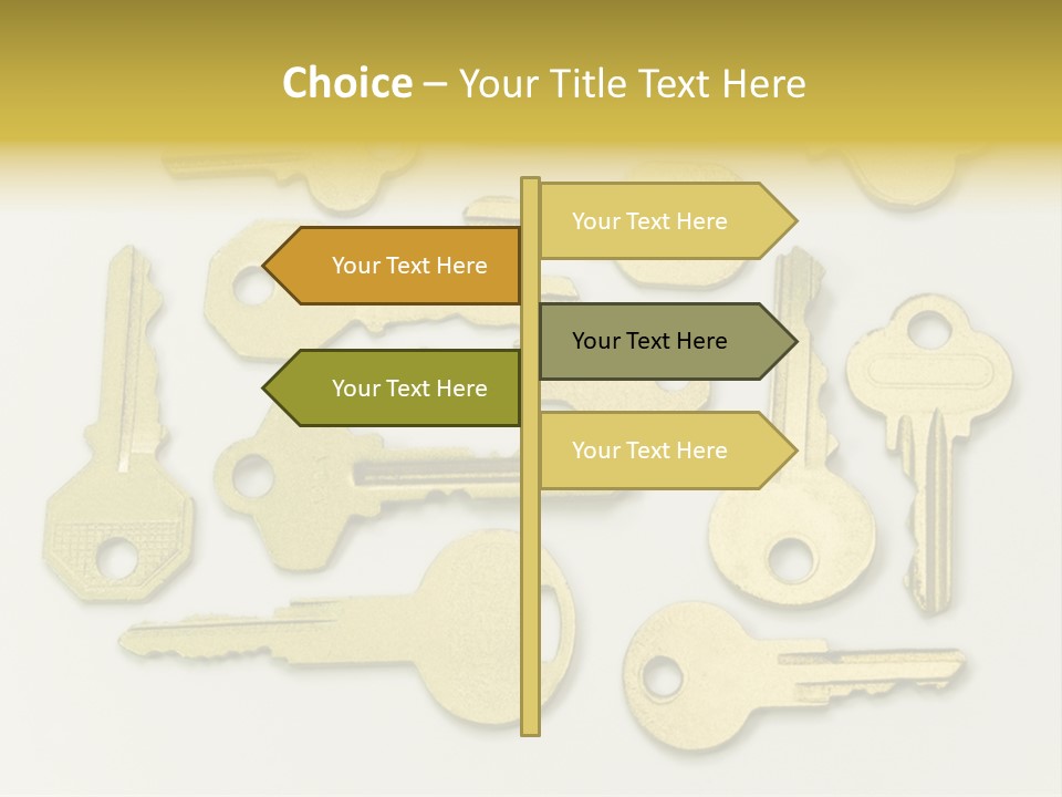 Golden Wealth Concept PowerPoint Template