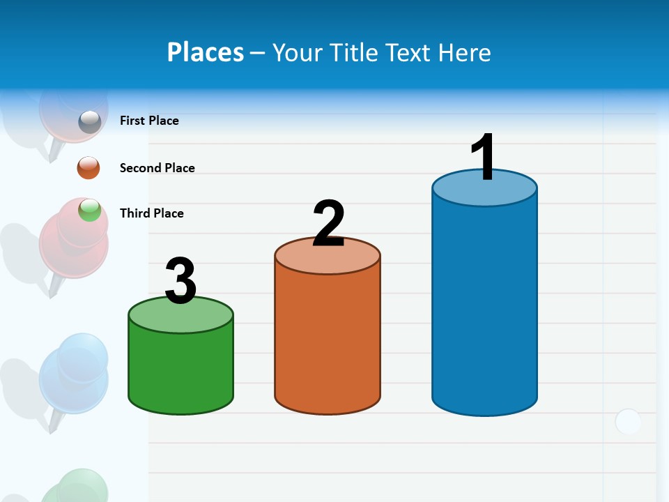 Glossy Rectangle Paper PowerPoint Template