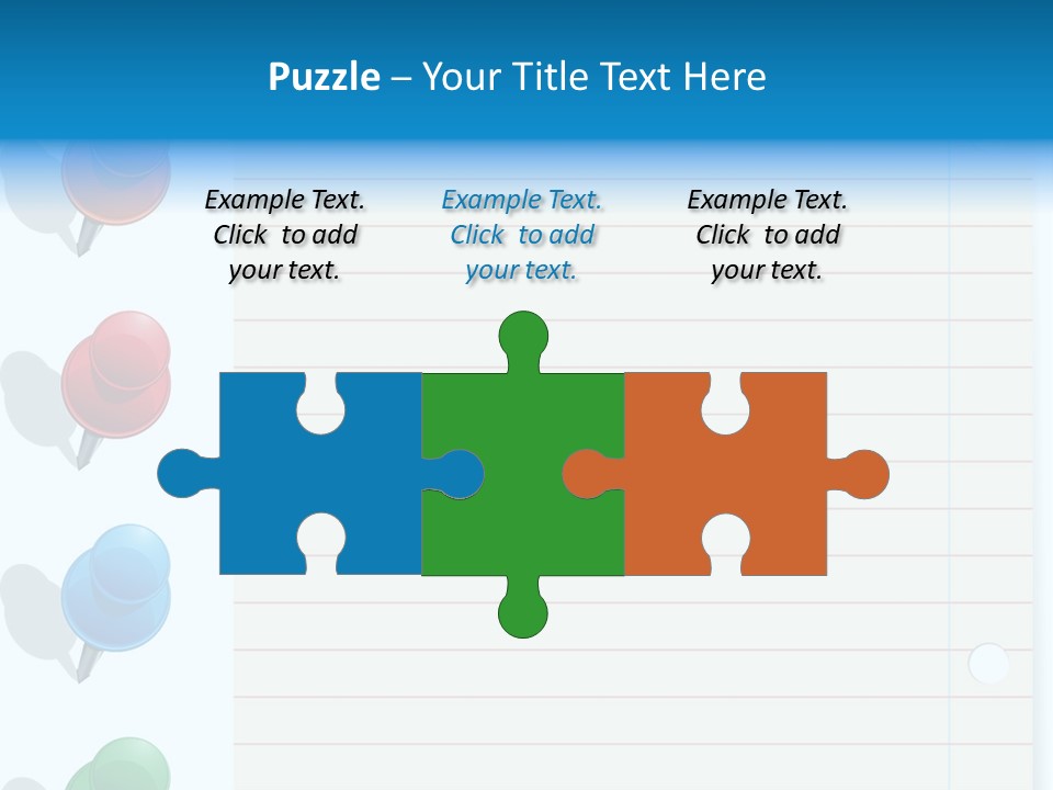 Glossy Rectangle Paper PowerPoint Template