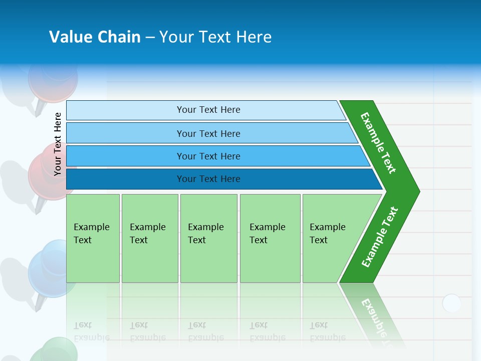 Glossy Rectangle Paper PowerPoint Template
