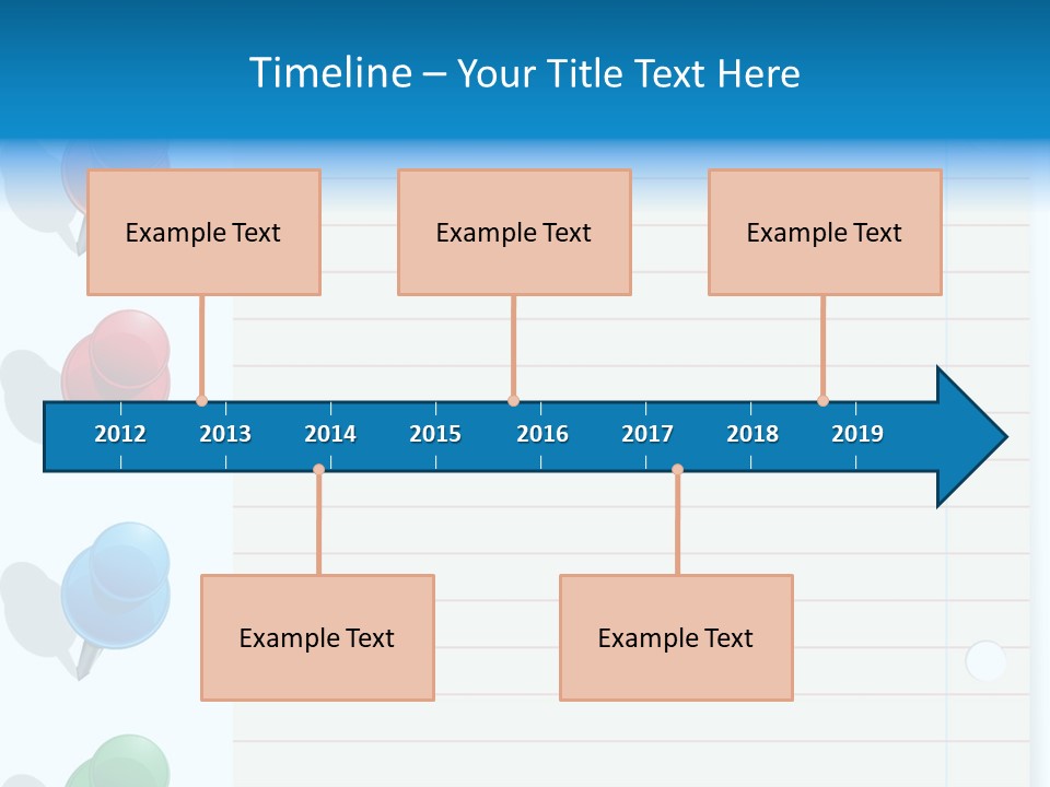 Glossy Rectangle Paper PowerPoint Template