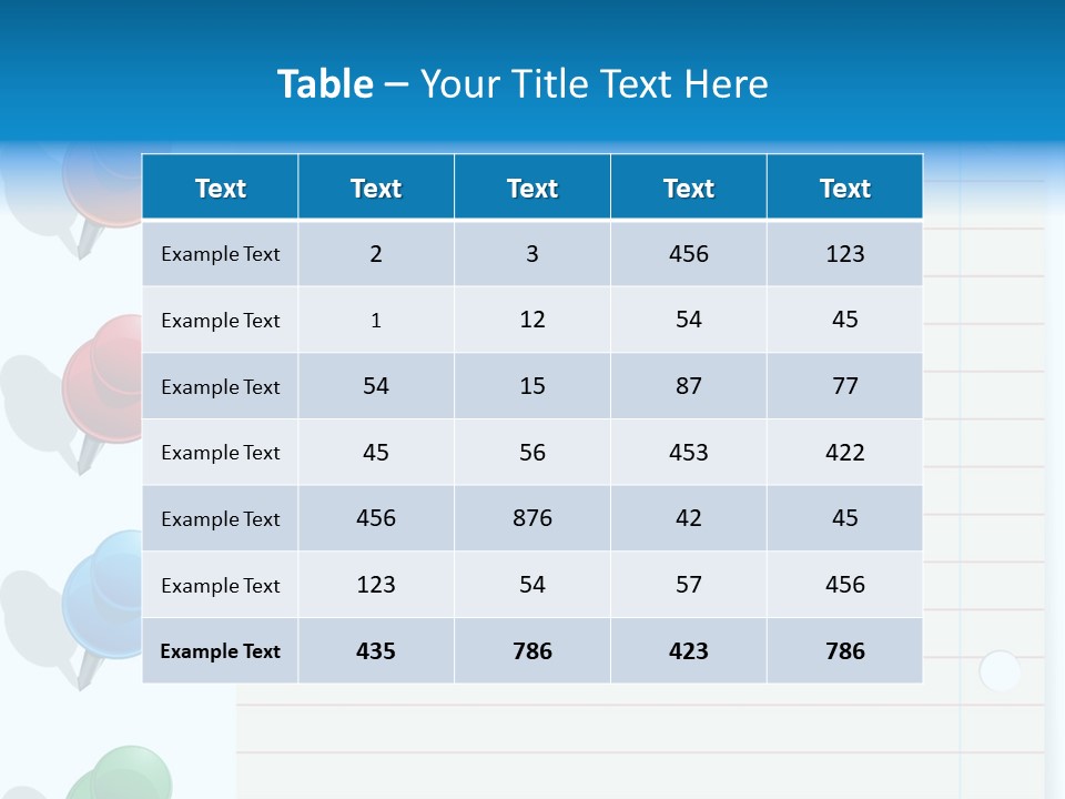 Glossy Rectangle Paper PowerPoint Template