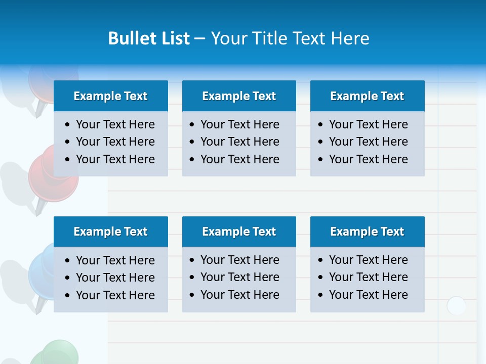 Glossy Rectangle Paper PowerPoint Template