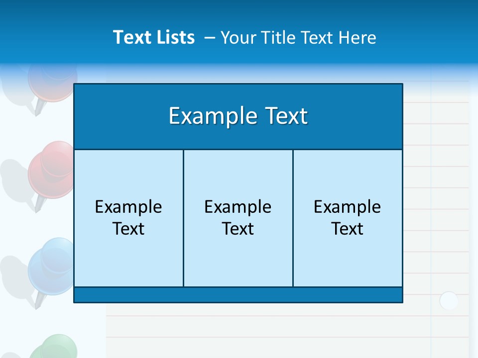 Glossy Rectangle Paper PowerPoint Template