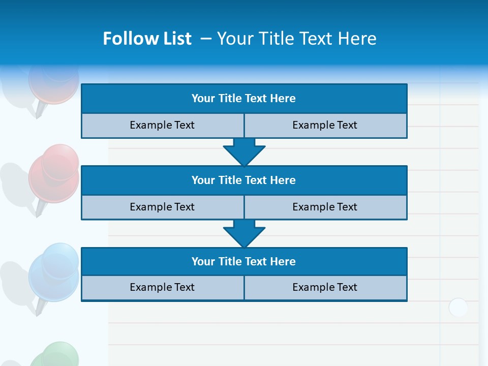 Glossy Rectangle Paper PowerPoint Template