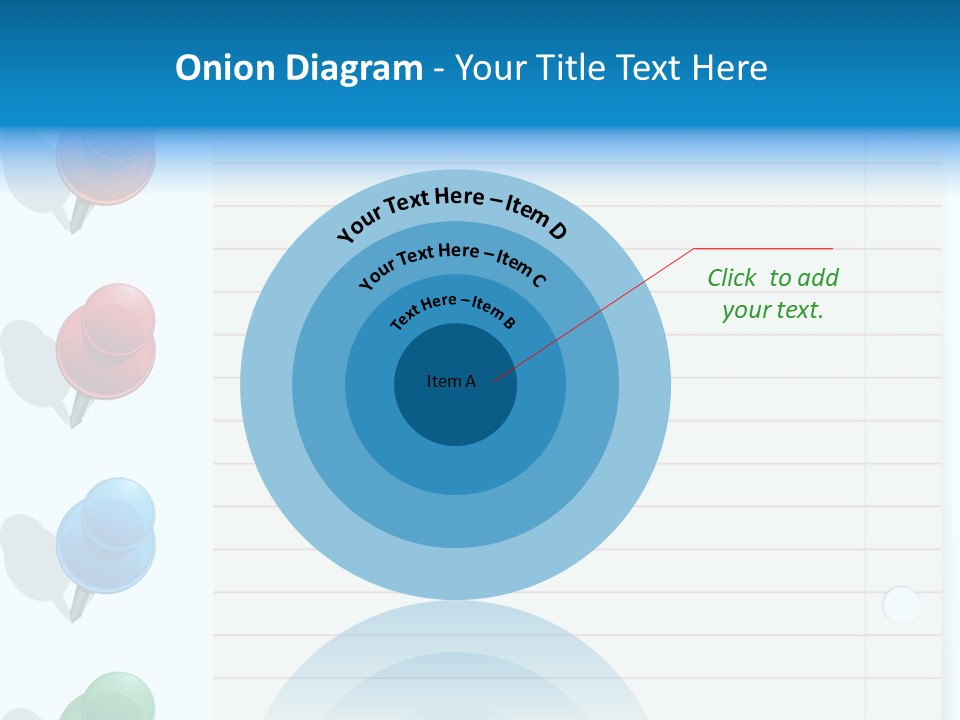 Glossy Rectangle Paper PowerPoint Template