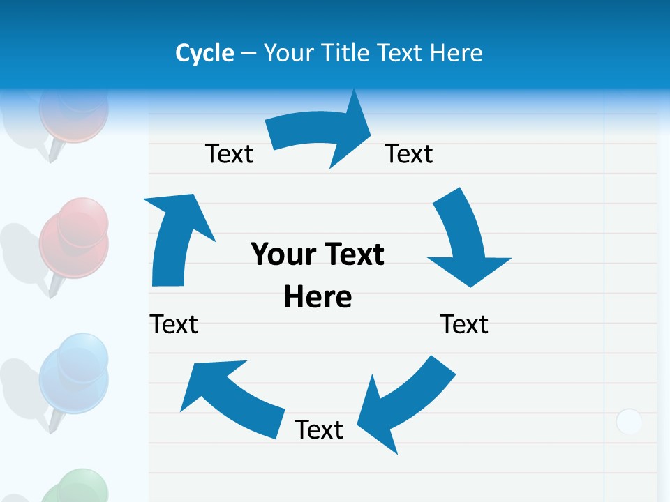 Glossy Rectangle Paper PowerPoint Template