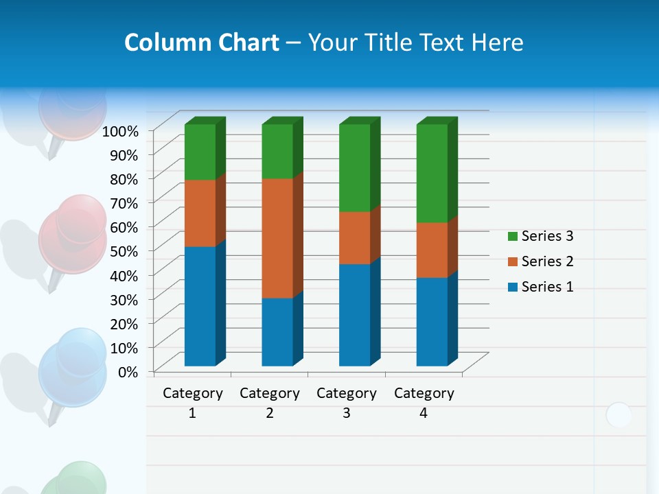 Glossy Rectangle Paper PowerPoint Template