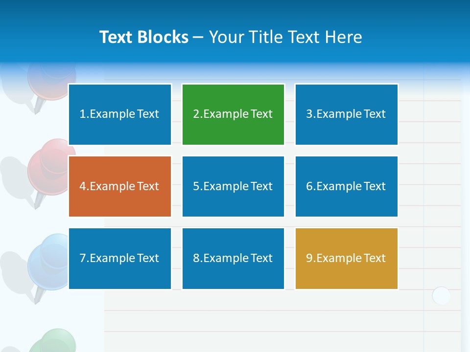 Glossy Rectangle Paper PowerPoint Template