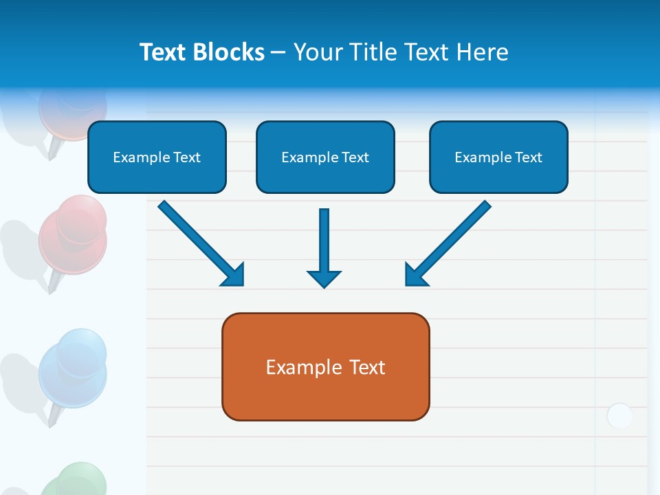 Glossy Rectangle Paper PowerPoint Template
