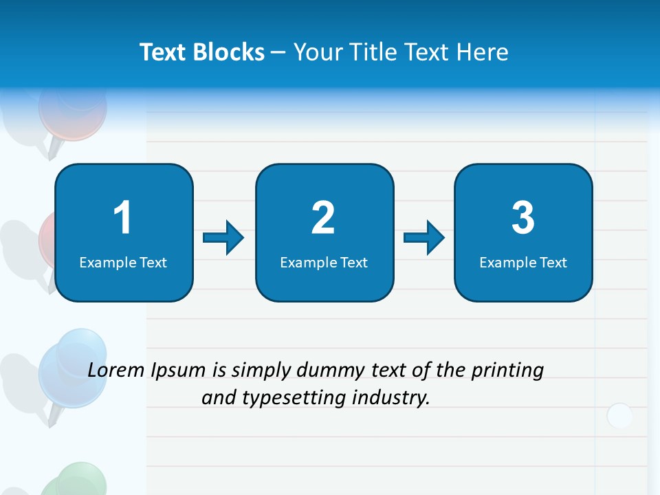 Glossy Rectangle Paper PowerPoint Template