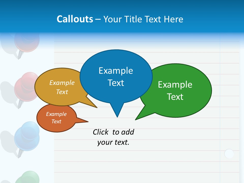 Glossy Rectangle Paper PowerPoint Template