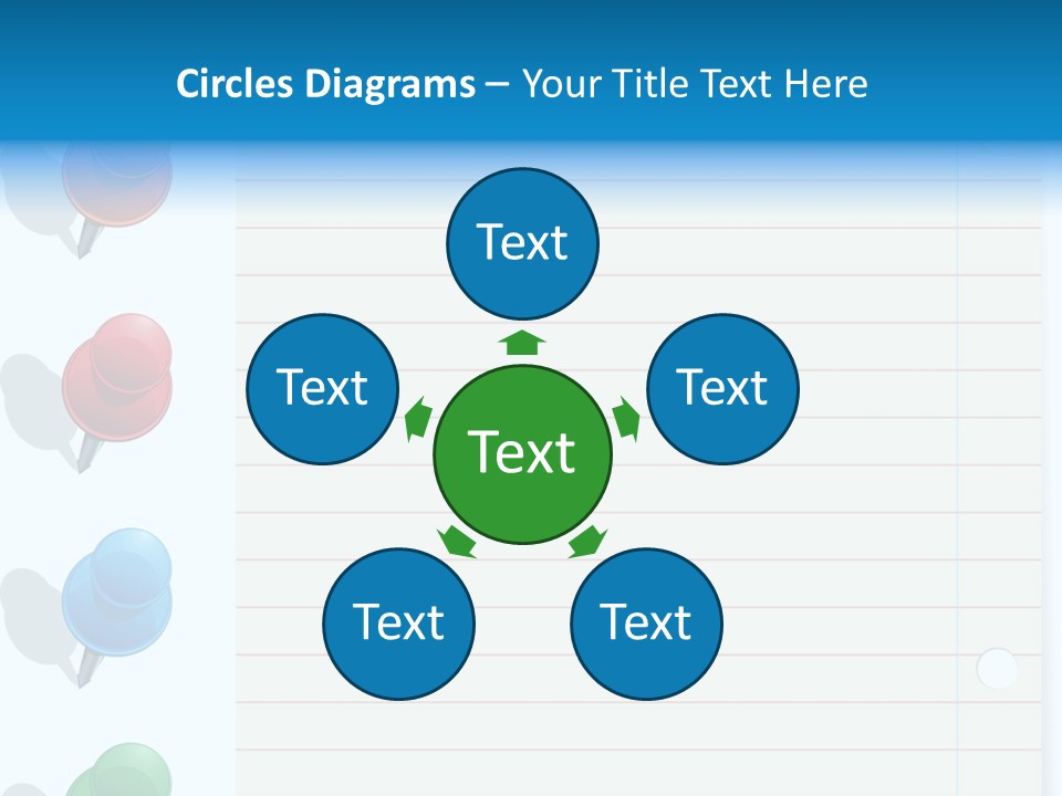 Glossy Rectangle Paper PowerPoint Template
