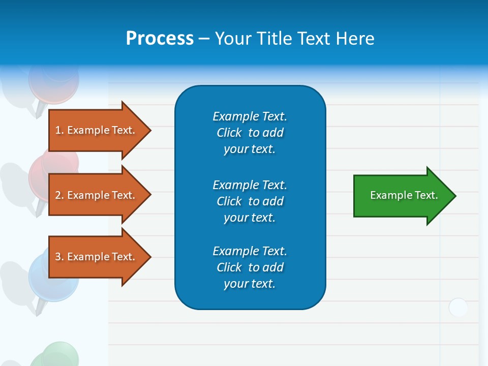 Glossy Rectangle Paper PowerPoint Template