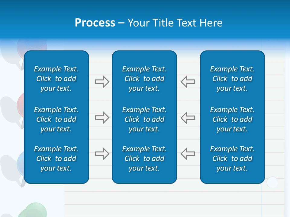 Glossy Rectangle Paper PowerPoint Template