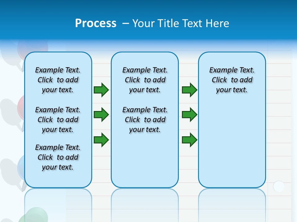Glossy Rectangle Paper PowerPoint Template