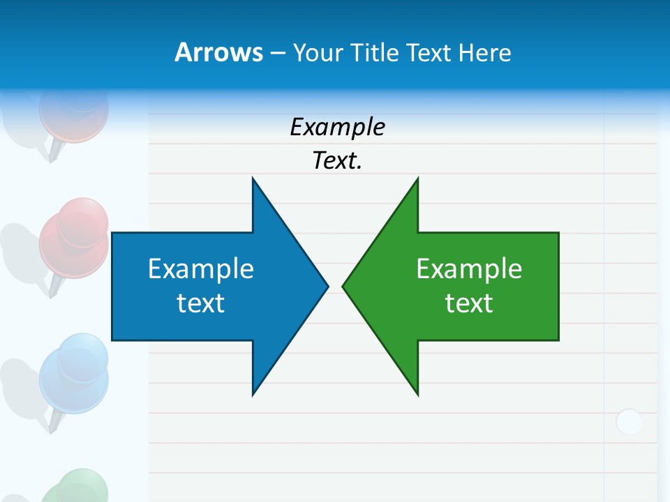 Glossy Rectangle Paper PowerPoint Template