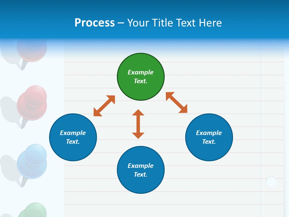Glossy Rectangle Paper PowerPoint Template