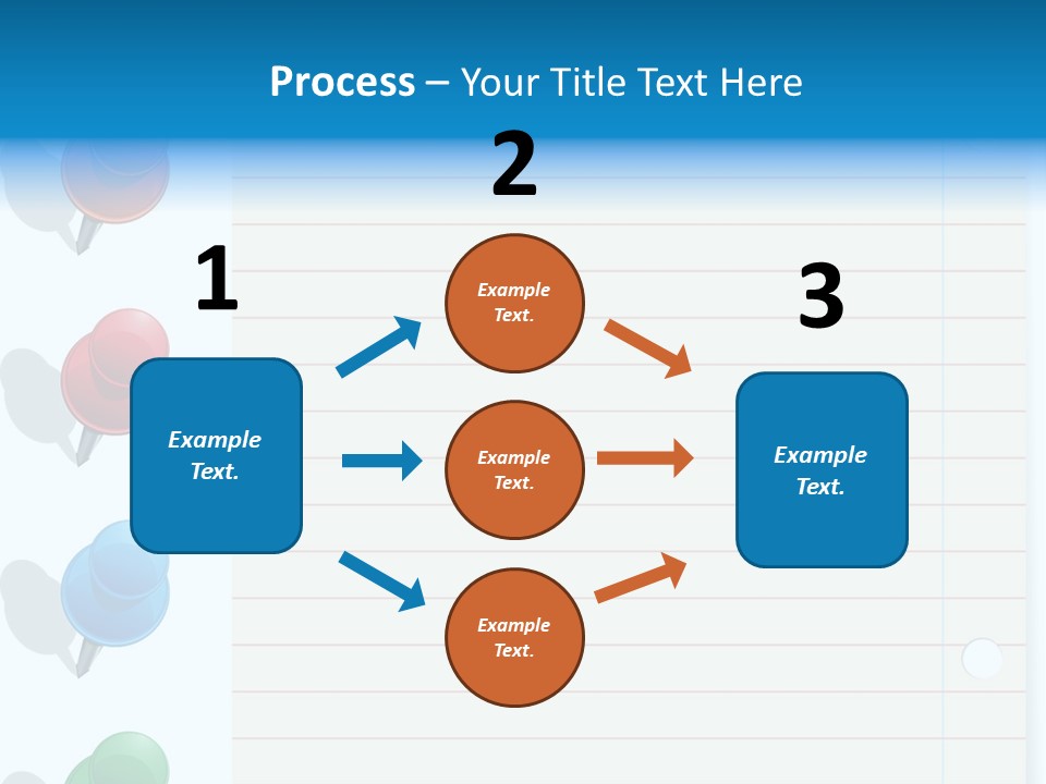 Glossy Rectangle Paper PowerPoint Template