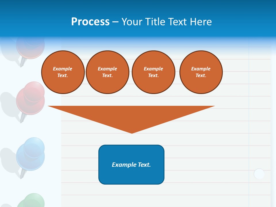 Glossy Rectangle Paper PowerPoint Template