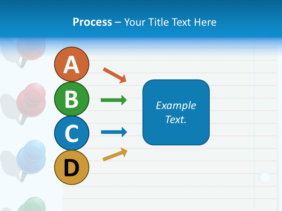 Glossy Rectangle Paper PowerPoint Template