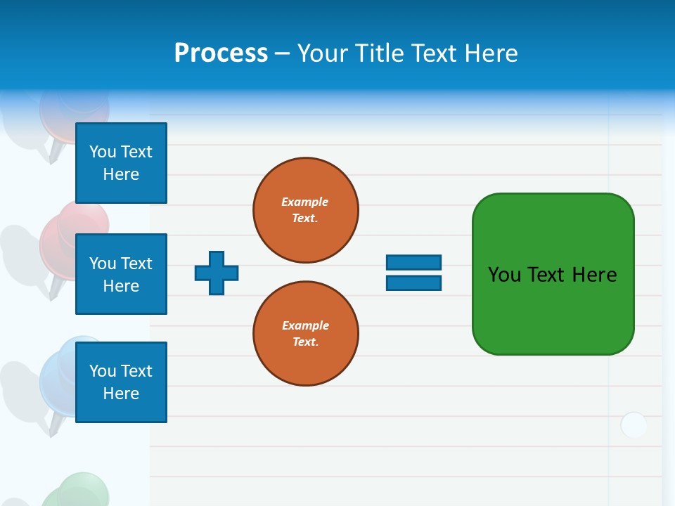 Glossy Rectangle Paper PowerPoint Template