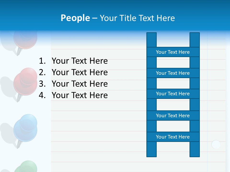 Glossy Rectangle Paper PowerPoint Template