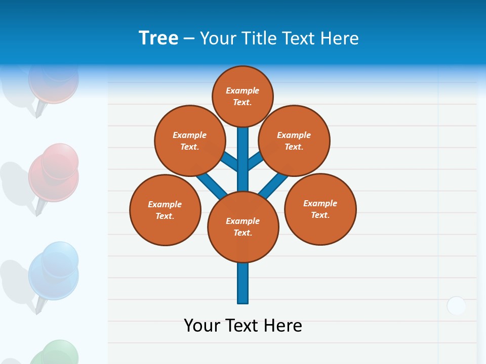 Glossy Rectangle Paper PowerPoint Template