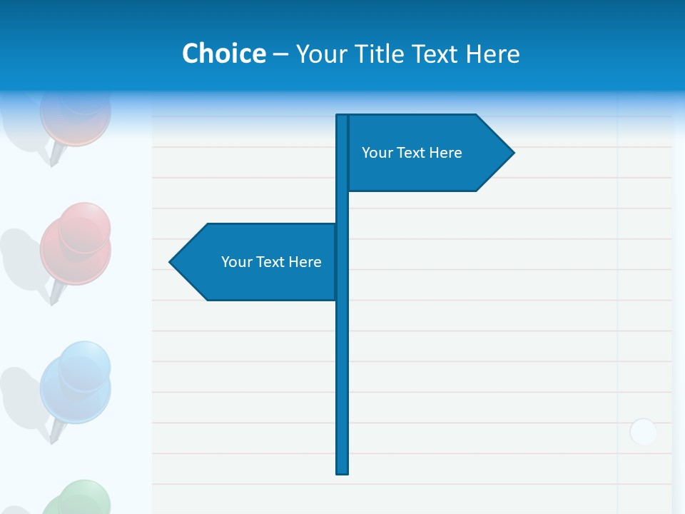 Glossy Rectangle Paper PowerPoint Template
