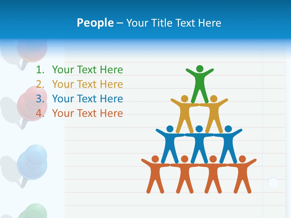 Glossy Rectangle Paper PowerPoint Template