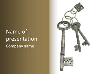 A Bunch Of Keys Sitting On Top Of Each Other PowerPoint Template