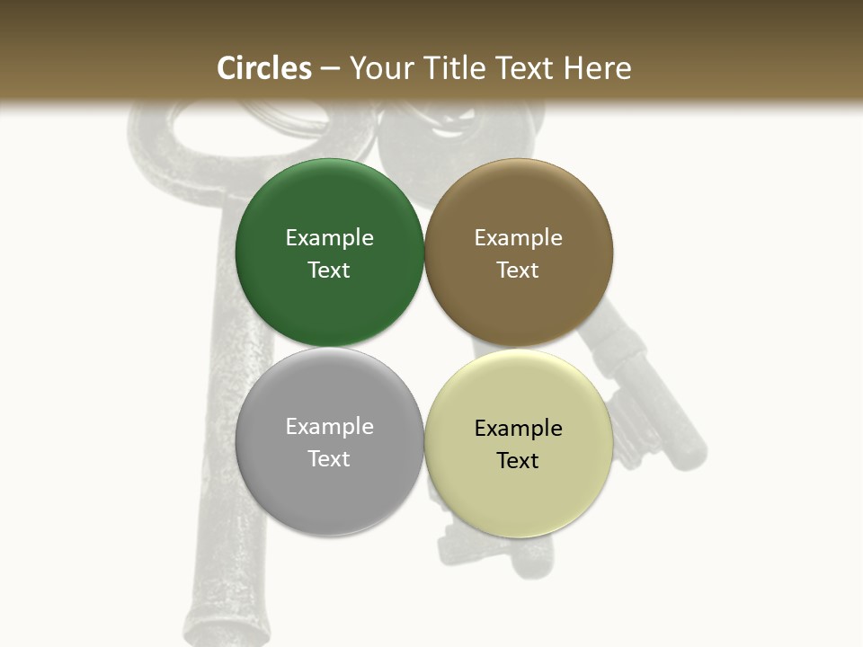 A Bunch Of Keys Sitting On Top Of Each Other PowerPoint Template