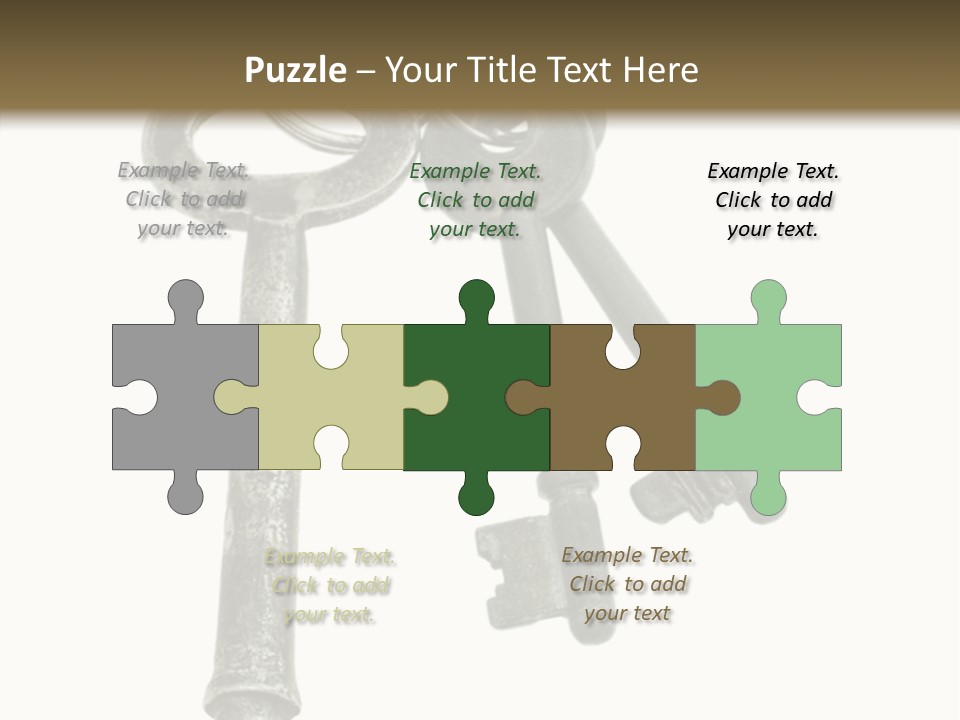 A Bunch Of Keys Sitting On Top Of Each Other PowerPoint Template