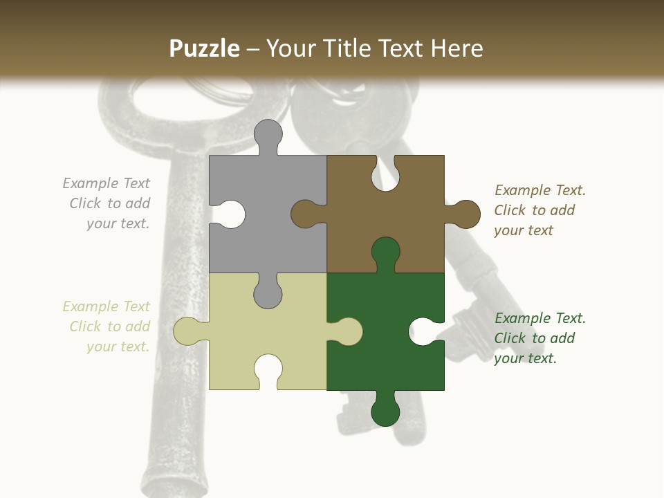 A Bunch Of Keys Sitting On Top Of Each Other PowerPoint Template