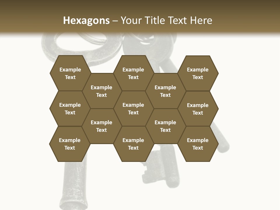 A Bunch Of Keys Sitting On Top Of Each Other PowerPoint Template