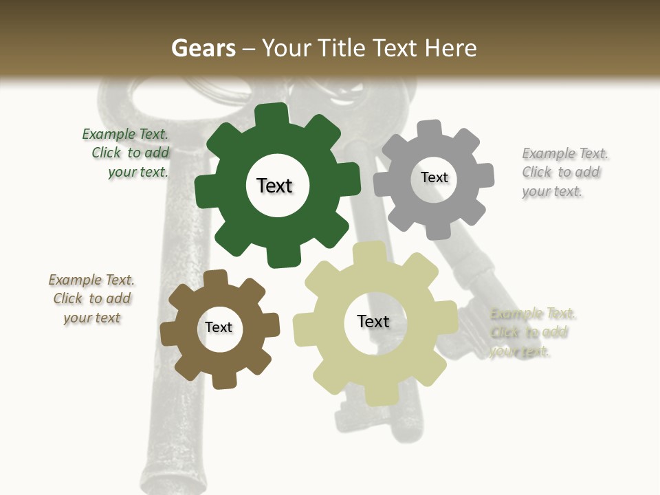 A Bunch Of Keys Sitting On Top Of Each Other PowerPoint Template