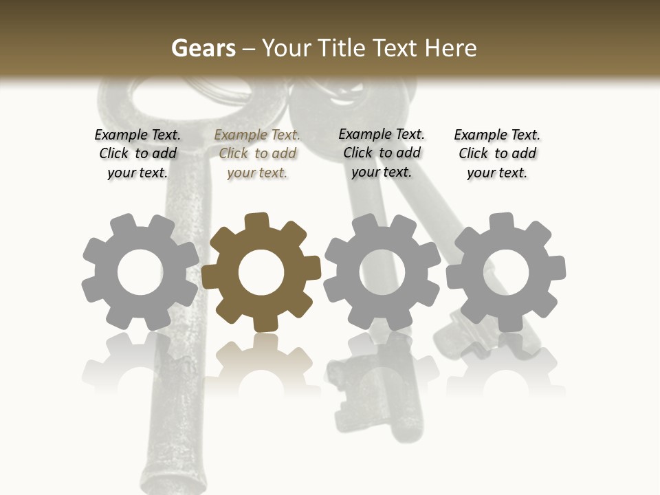 A Bunch Of Keys Sitting On Top Of Each Other PowerPoint Template