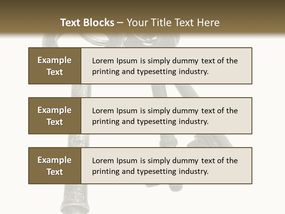 A Bunch Of Keys Sitting On Top Of Each Other PowerPoint Template