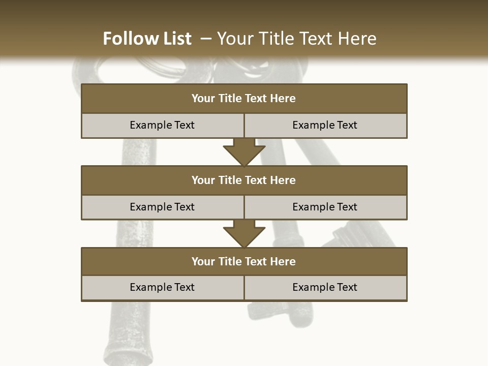 A Bunch Of Keys Sitting On Top Of Each Other PowerPoint Template