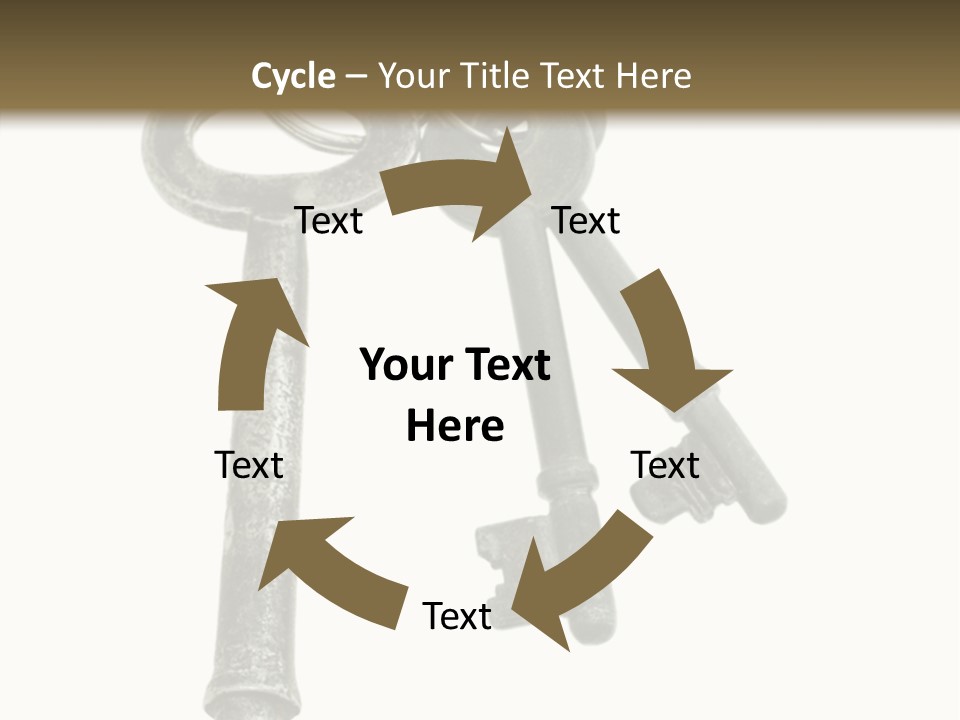 A Bunch Of Keys Sitting On Top Of Each Other PowerPoint Template
