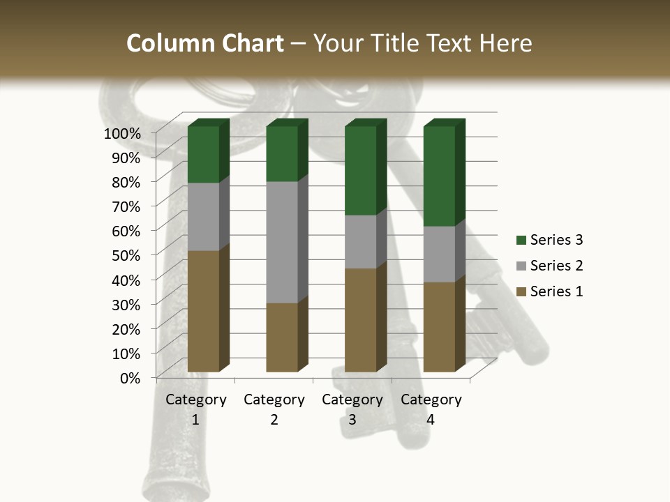 A Bunch Of Keys Sitting On Top Of Each Other PowerPoint Template