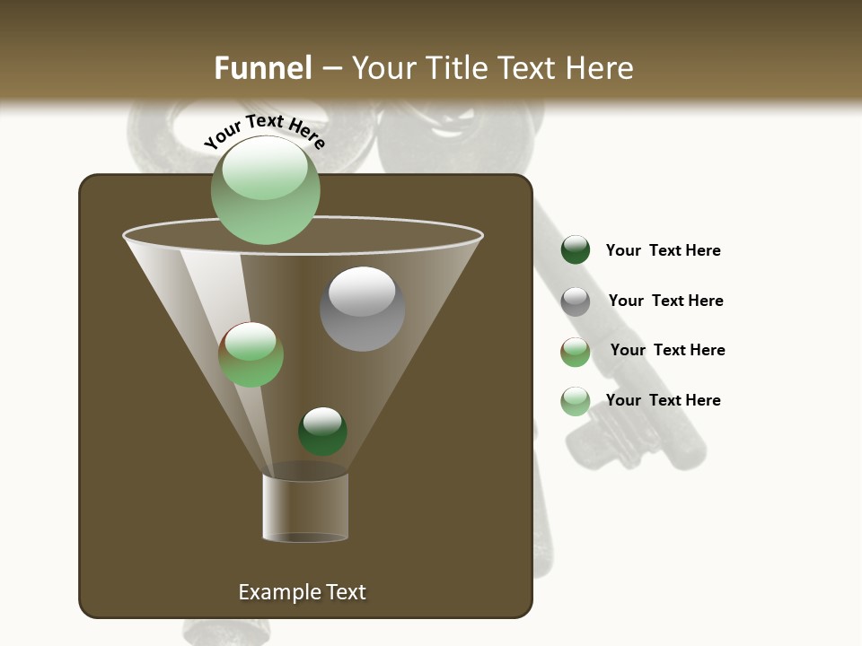 A Bunch Of Keys Sitting On Top Of Each Other PowerPoint Template