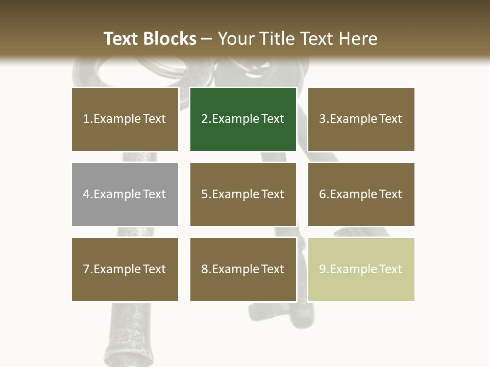 A Bunch Of Keys Sitting On Top Of Each Other PowerPoint Template