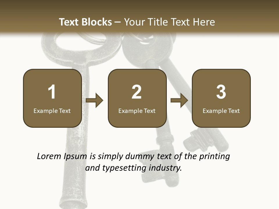 A Bunch Of Keys Sitting On Top Of Each Other PowerPoint Template