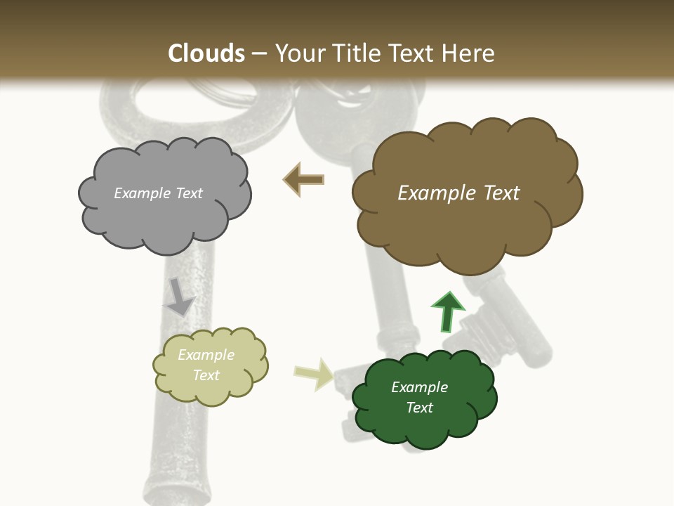 A Bunch Of Keys Sitting On Top Of Each Other PowerPoint Template